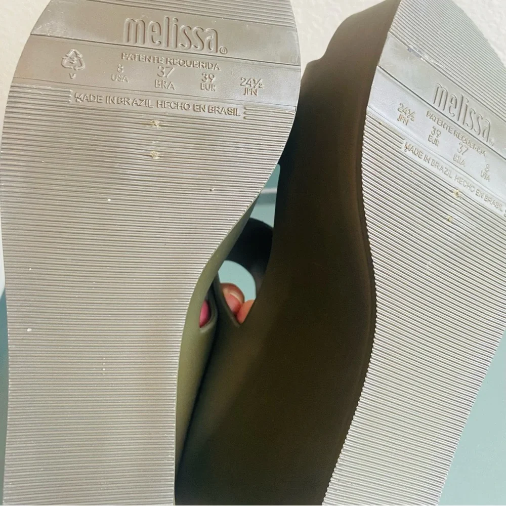 Melissa Creative Platform Wedge Platform Sandals - Picture 8 of 9